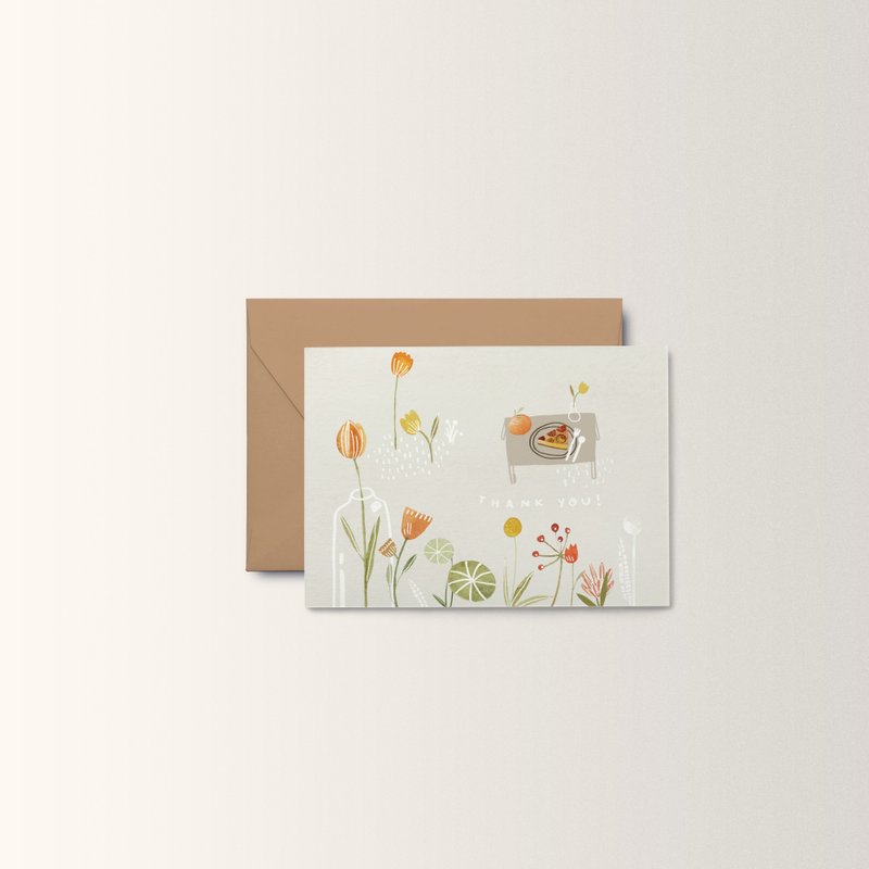 郁金香感谢卡 A6 明信片 - 卡片/明信片 - 纸 