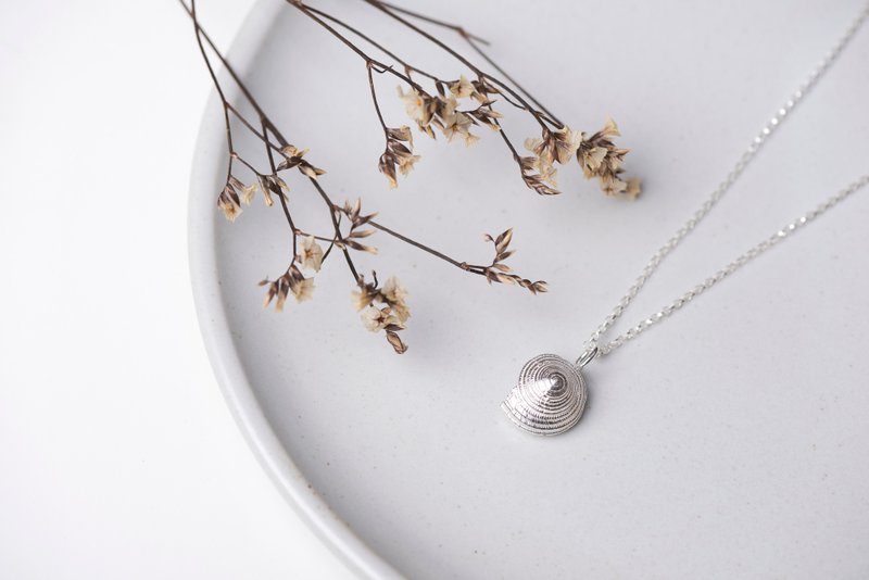 。In The Ocean。NO.06-4 小圆螺 项链/925纯银 - 项链 - 纯银 银色