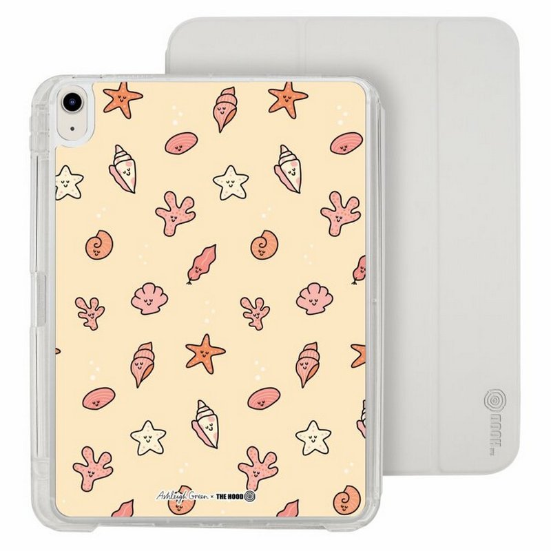 Happy Shells  iPad Air /Pro 2024mini7可拆式防摔透明 实色折套 - 平板/电脑保护壳 - 塑料 多色