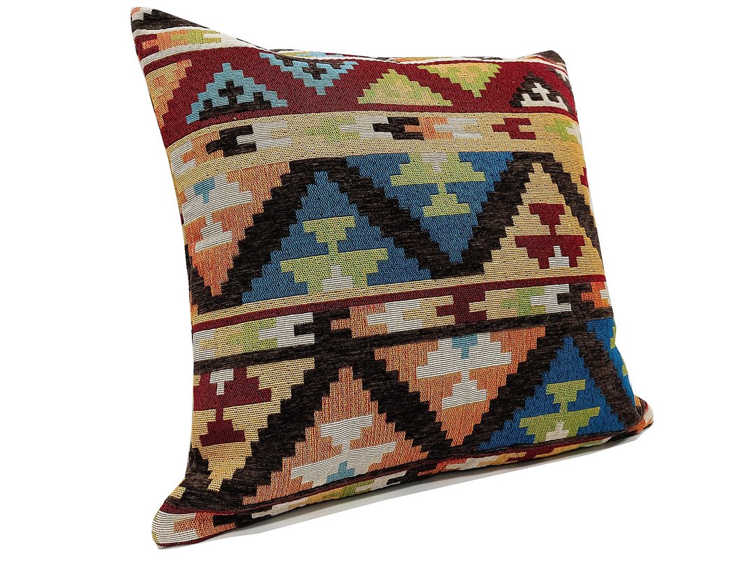 Woven Cotton Pillow cases Handmade Decorative Pillow Covers Tribal pillow - 枕头/抱枕 - 棉 多色