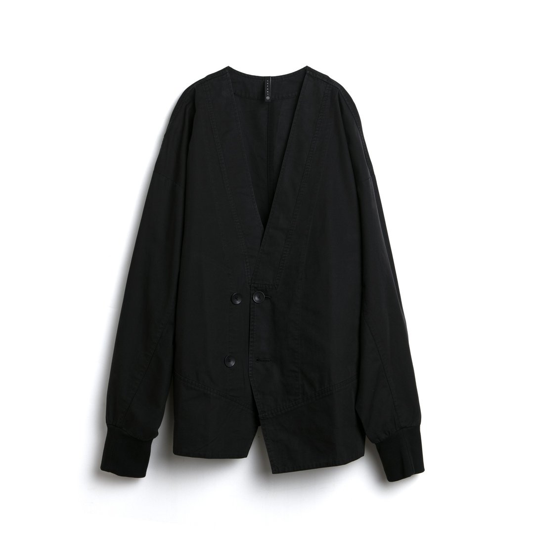Noragi Jacket - 男装外套 - 棉 黑色