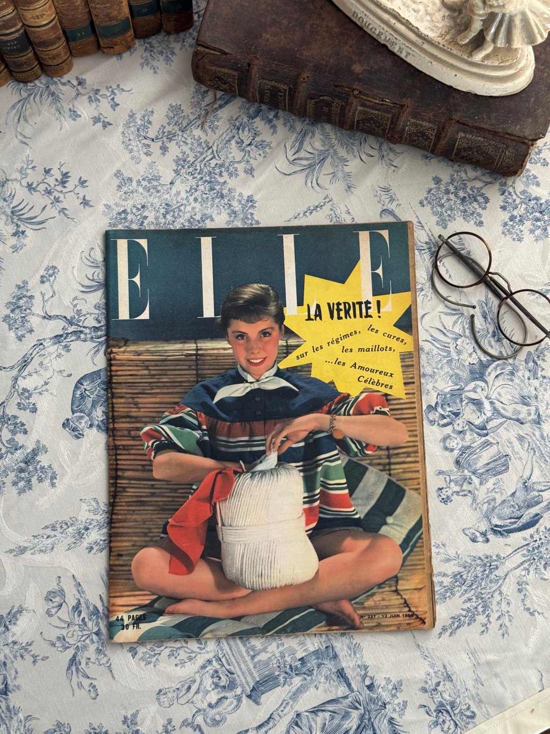 50230-珍藏1950年 ELLE 时尚杂志237期 - 刊物/书籍 - 纸 