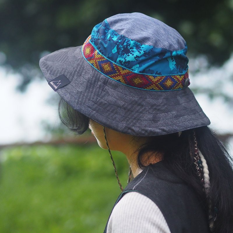 登山帽 Scrap Bucket Hat | 香港手造 - 帽子 - 聚酯纤维 