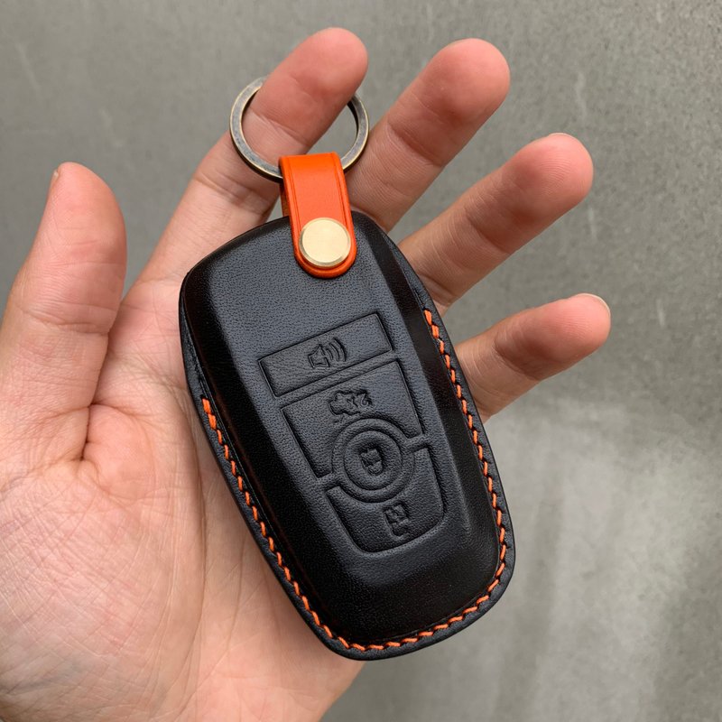 Ford 福特钥匙皮套 Buttero Focus Kuga Wagon Tourneo Connect - 钥匙链/钥匙包 - 真皮 绿色