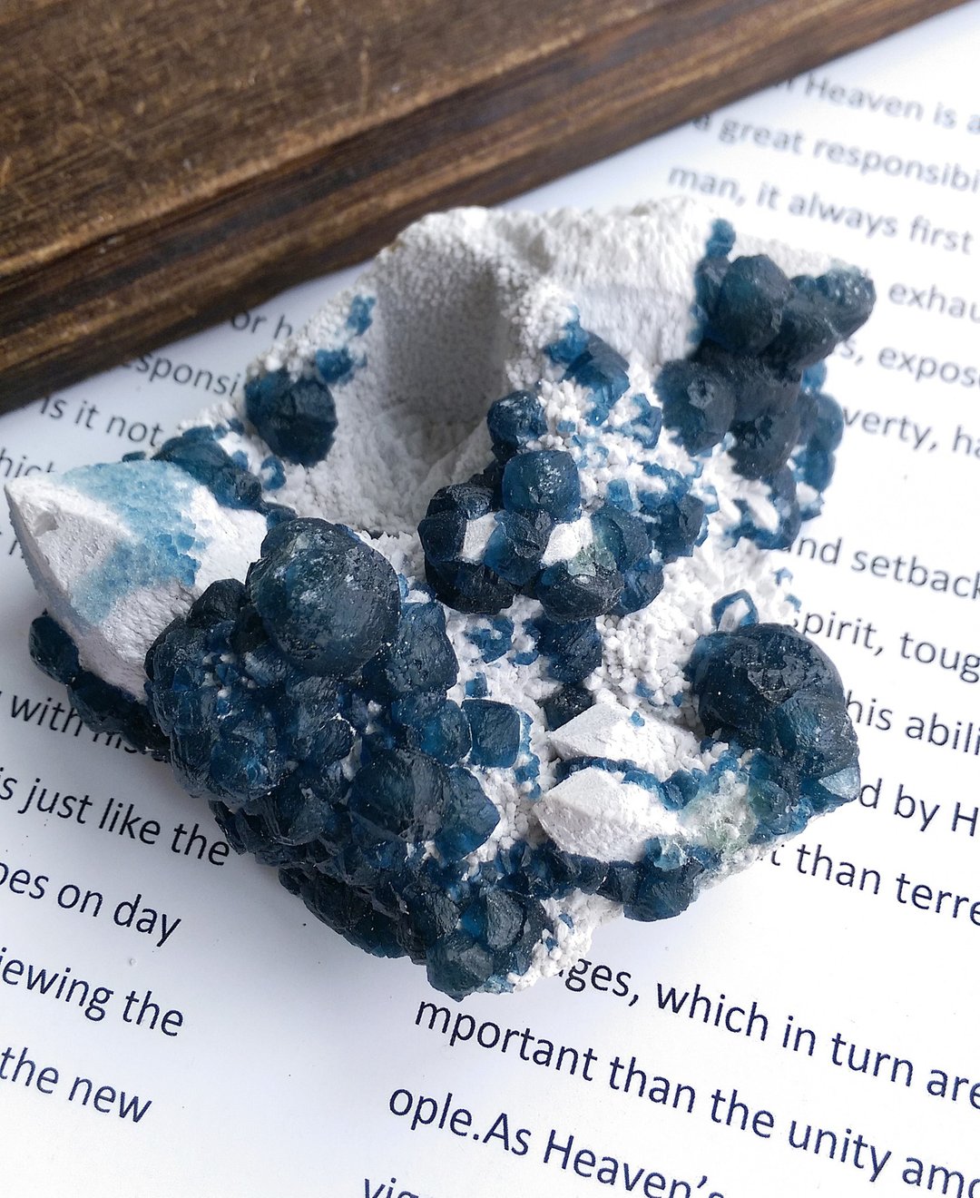 Fluorite 内蒙古产地 蓝莓萤石 天然矿石 原矿 - 摆饰 - 其他材质 