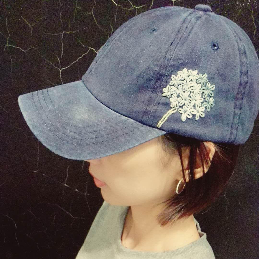 手工刺绣帽 - 帽子 - 棉．麻 