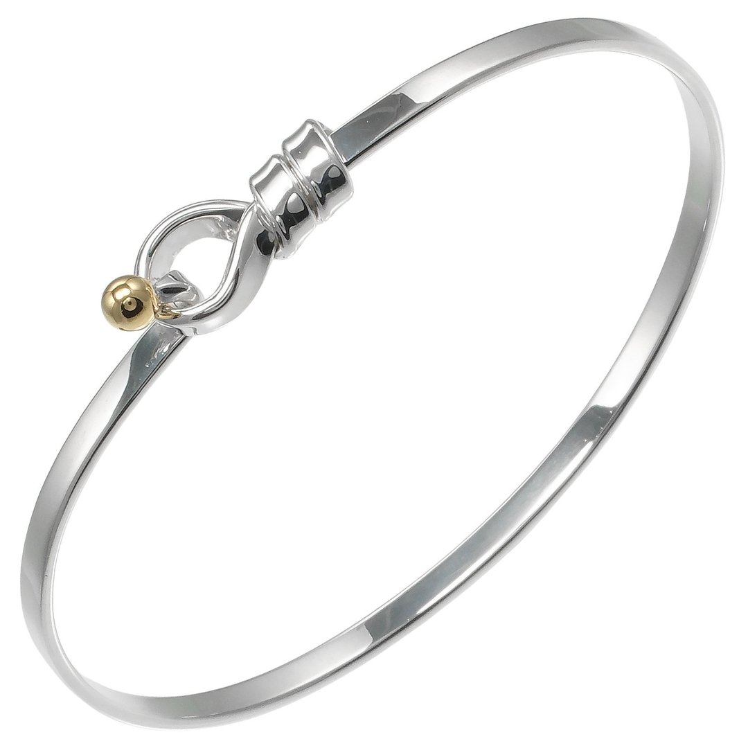 [日本直送] Tiffany & Co. 爱之结手链， 925 银，18K黄，约 9.1 克 [二手] A 级 - 手链/手环 - 银 银色