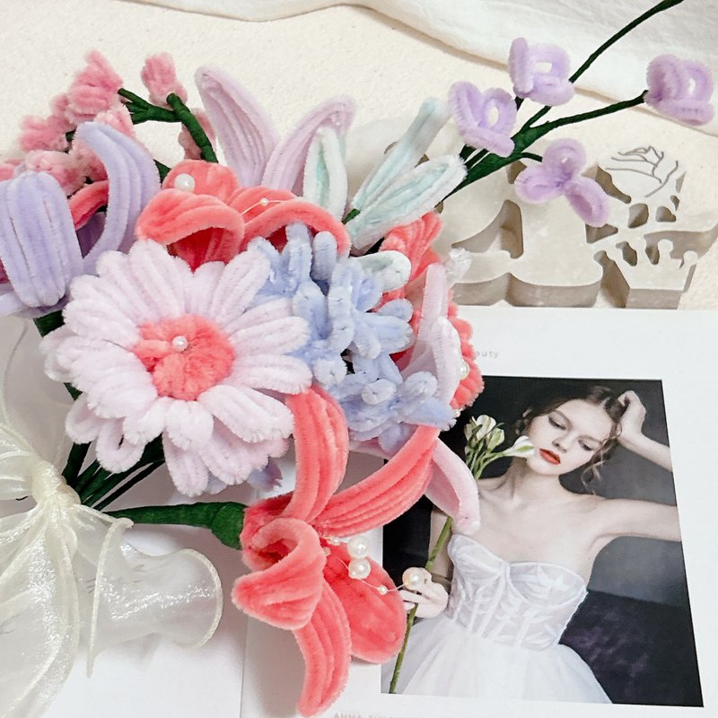 【手工订制】捧花 新娘捧花 婚礼小物 / 幸福相随 - 其他 - 其他材质 