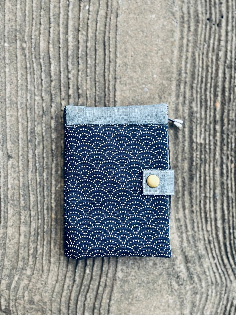 护照套钱包-靛之汐 - 护照夹/护照套 - 棉．麻 