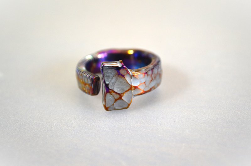 钛金属戒指・由螺栓制成的钛金属戒指 M6・21 号・B - 戒指 - 其他金属 多色