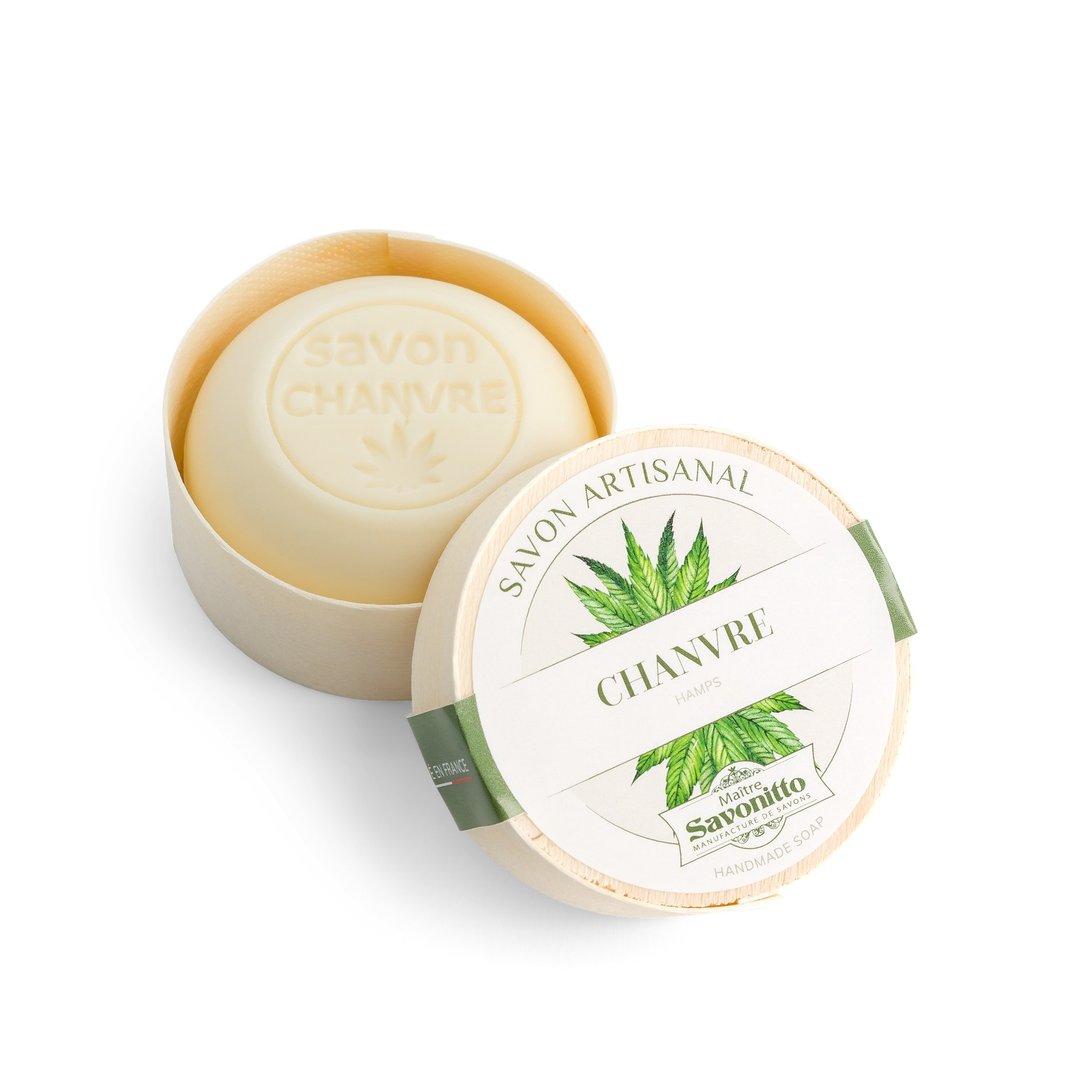 法国 Maitre Savonitto 普罗旺斯 滋润麻草香氛皂-木盒 - 肥皂/手工皂 - 精油 白色