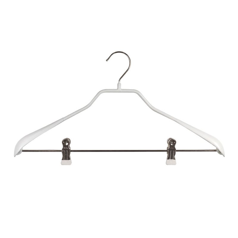 【德国MAWA】时尚无痕衣架套装衣架42cm(白色/20入) - 衣架/挂勾 - 其他金属 白色