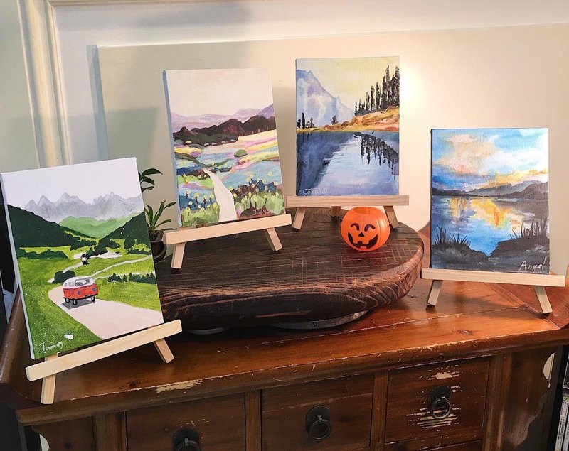 课后手作 成人绘画自由创作 - 插画/绘画/写字 - 颜料 