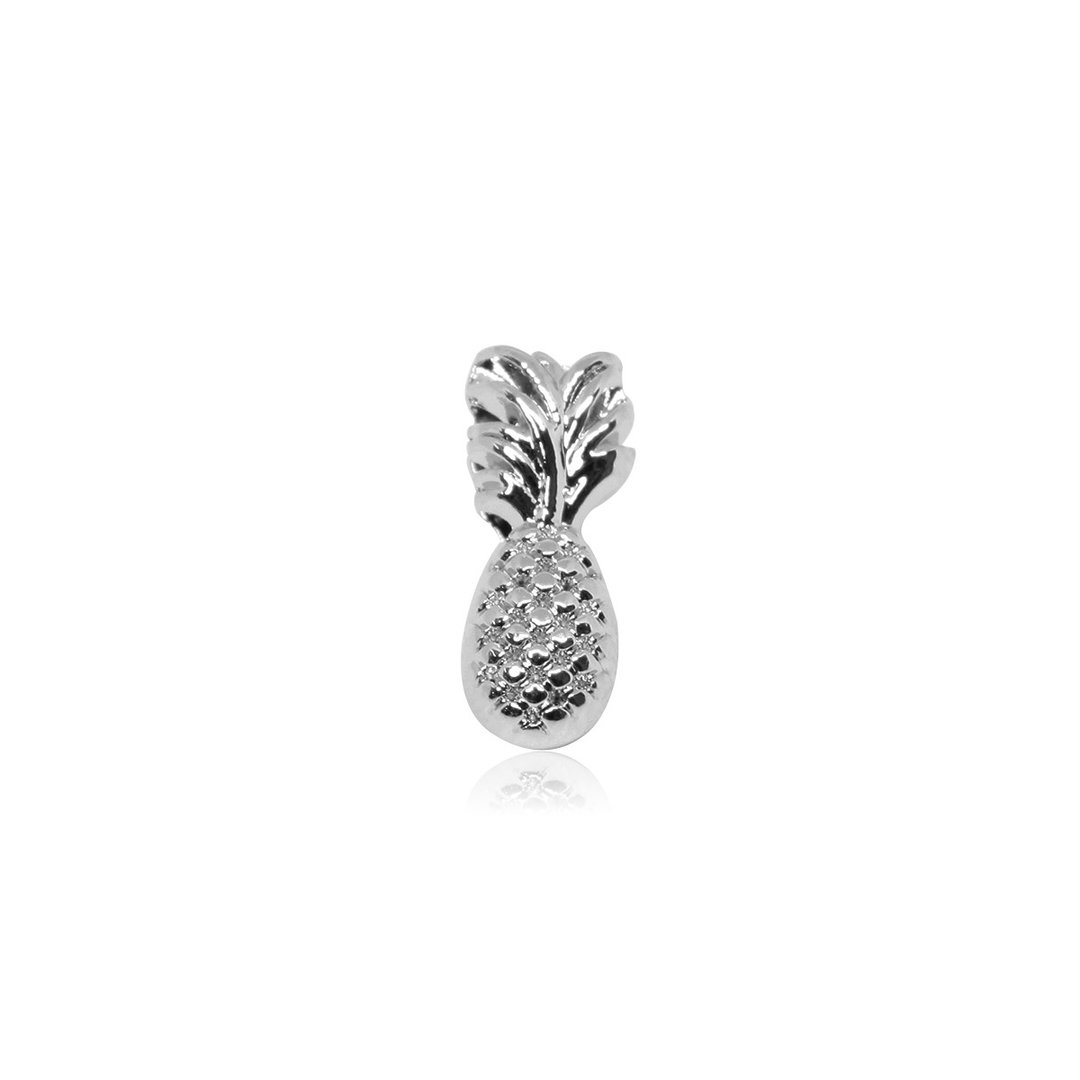 荷莱 HOURRAE 【好运旺旺来 凤梨】 优雅银色系列 小饰品 - 手链/手环 - 其他金属 银色