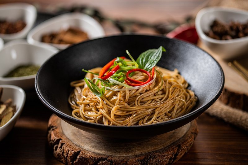 川味双椒辣拌面 4入/盒装 - 健康/养生 - 新鲜食材 红色