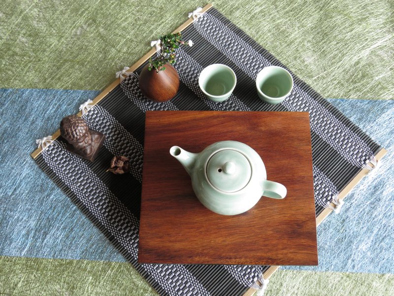 HO MOOD 解构系列—手作 原木茶盘 - 杯垫 - 木头 咖啡色