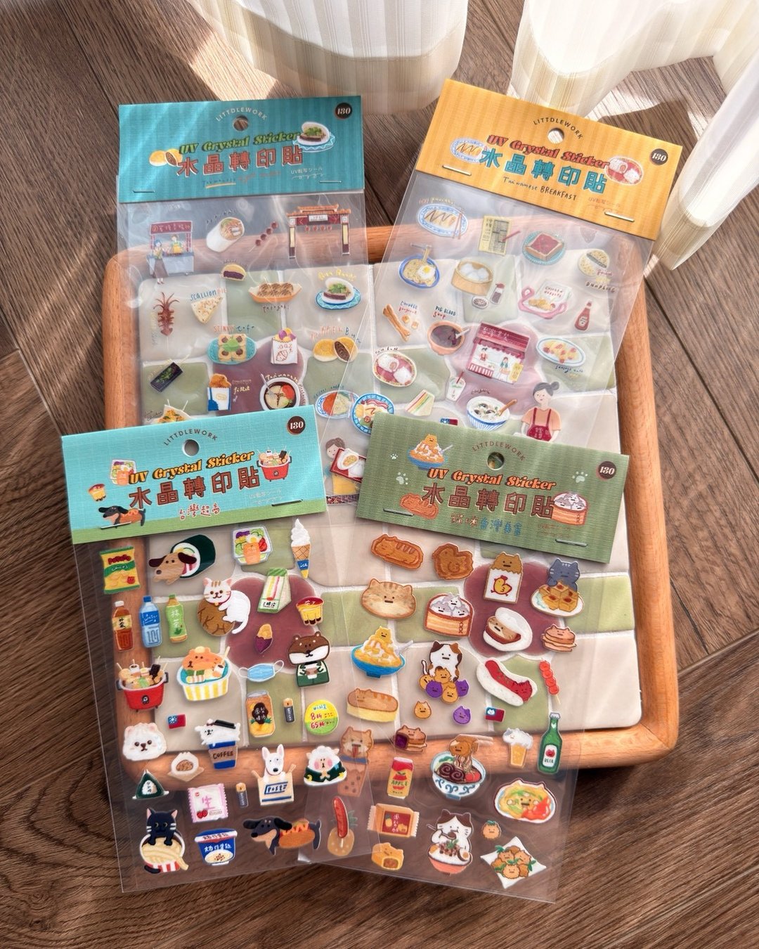 水晶转印贴 | 台湾美食系列 | Littdlework - 贴纸 - 其他材质 多色