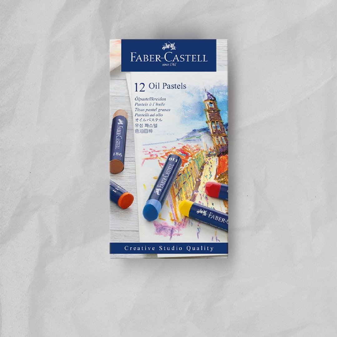 Faber-Castell 创意工坊油性粉彩条12色(原厂正货) - 其他 - 其他材质 多色
