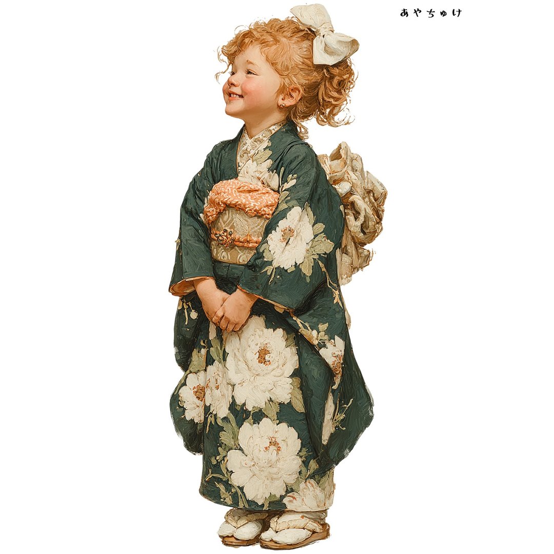 【12月新品4】07-114-0005 人物贴纸 和服复古风 - 贴纸 - 纸 