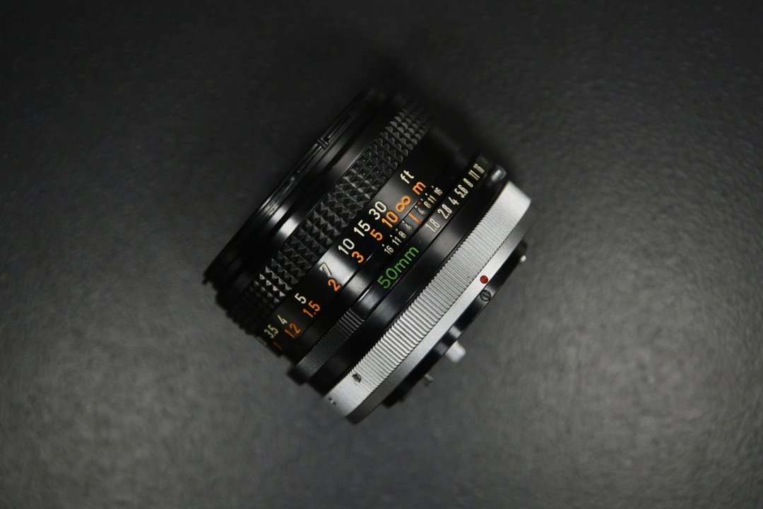 【经典古物】佳能 Canon FD 50mm F1.8 S.C 定焦镜 Canon FD专用 - 相机 - 其他金属 