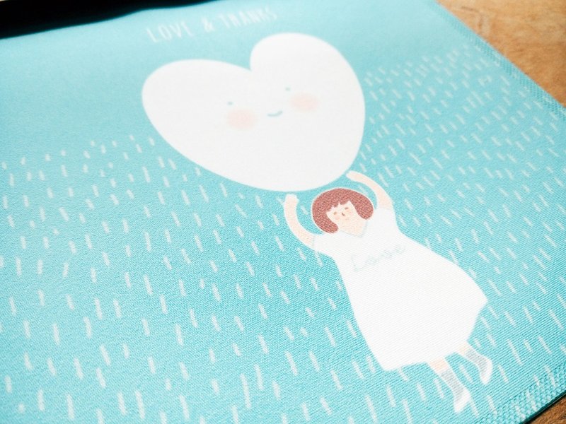 万用布-Love&Thanks - 其他 - 聚酯纤维 蓝色