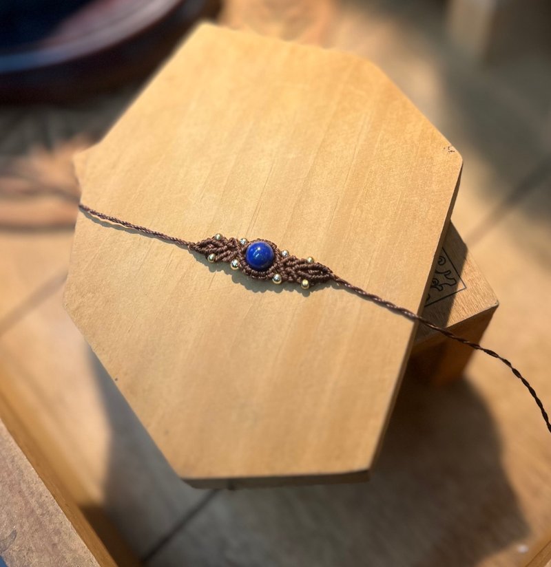 **夜空之心**青金石手链 - 手链/手环 - 宝石 咖啡色