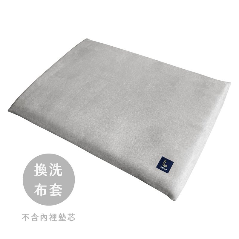 【换洗布套】LINGO 3D透气宠物睡垫 - 床垫/笼子 - 聚酯纤维 灰色