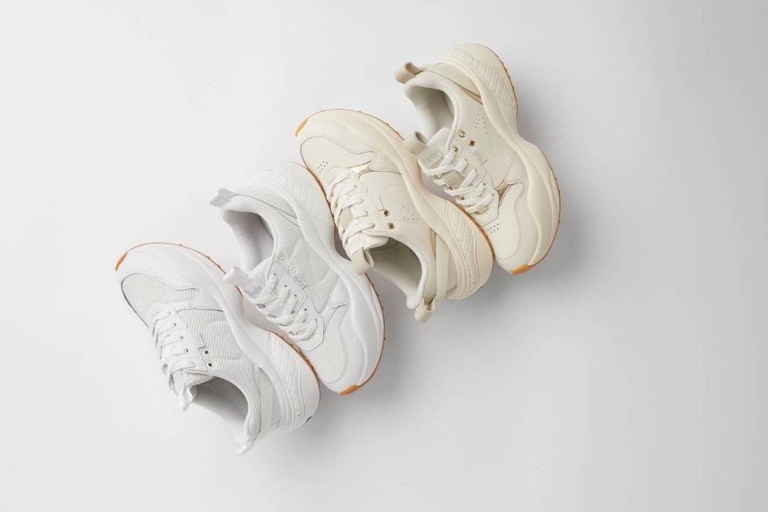Keds CROSS CITY TRAINER LEATHER/MESH 80复古老爹鞋 WF68266 - 女款休闲鞋 - 真皮 