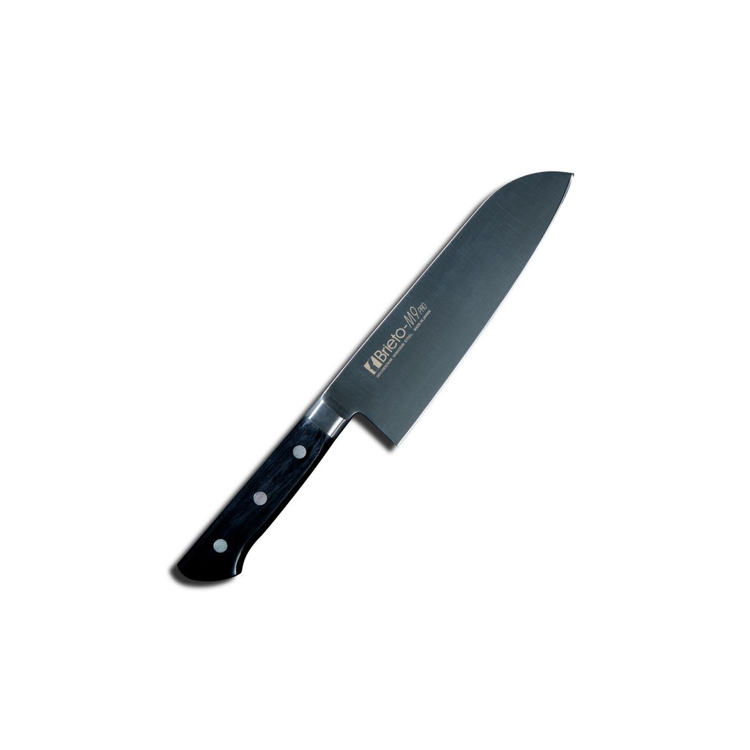 日本Brieto - M9-PRO 系列 低温处理Mo-V钢木柄三德刀 175mm - 厨房用具 - 不锈钢 