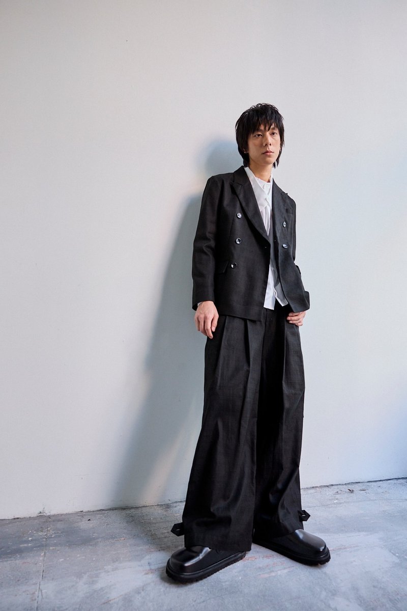 绑带口袋长裤 - 中性裤装 - 其他材质 卡其色