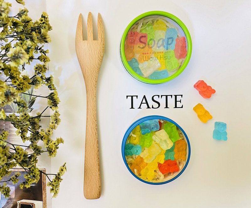 【24h出货】小熊糖果精油皂∣大盒送礼物袋*超迷你皂盒 增量35颗 - 肥皂/手工皂 - 其他材质 