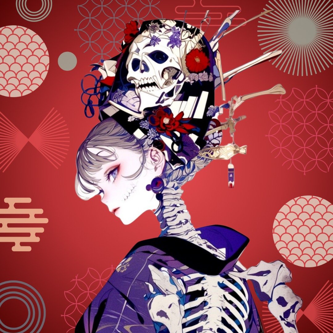 NaChi 原创贴纸【饿者髑髅】 - 贴纸 - 纸 紫色