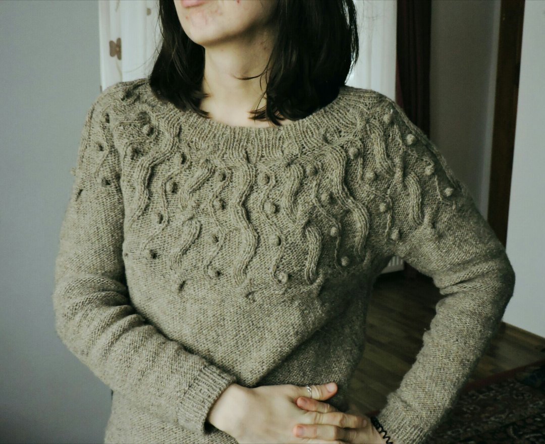 Pira Sweater Pullover knitting manual electronic file - 手工艺教程/工具书 - 其他材质 