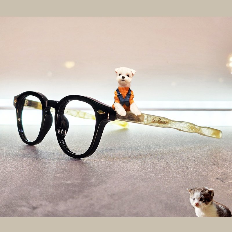 帅镜_鼻梁上的毛孩工艺 (把宠物毛发 溶入手工眼镜) / 款式多色 - 眼镜/眼镜框 - 防水材质 