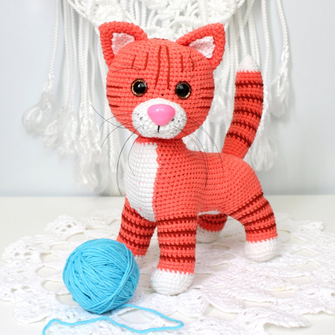 猫钩针图案 PDF 英文 现实小猫 amigurumi 玩具 - 手工艺教程/工具书 - 其他材质 