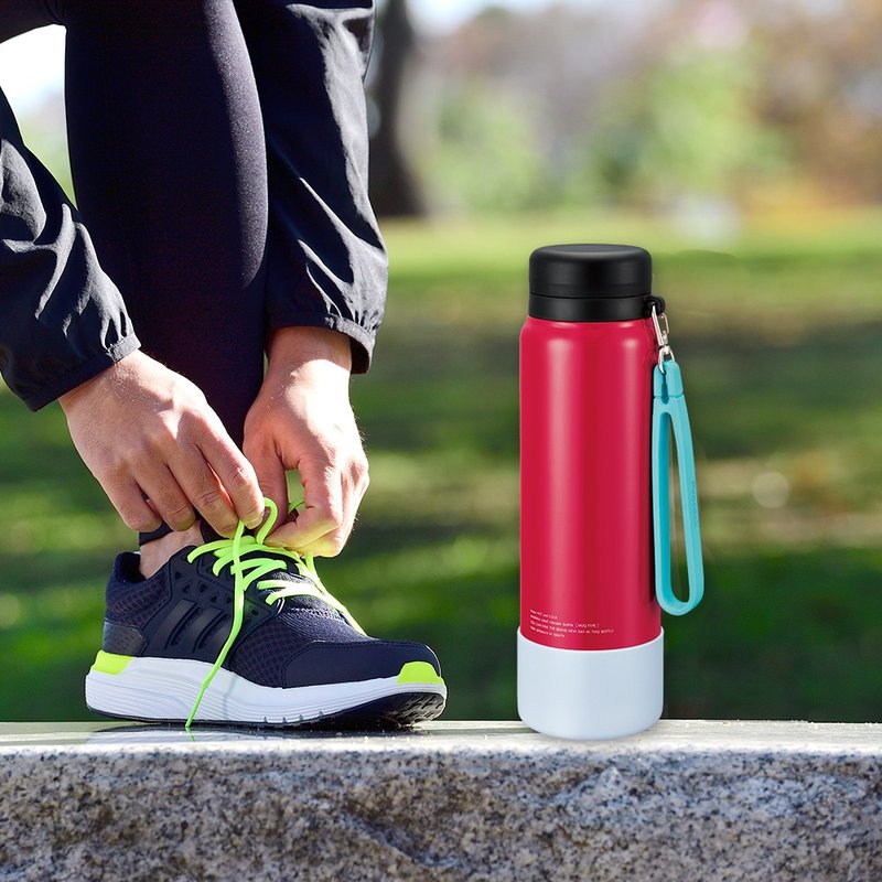 【孔雀Peacock】1000ML 316不锈钢保冷杯/保温杯 红色 - 保温瓶/保温杯 - 不锈钢 红色