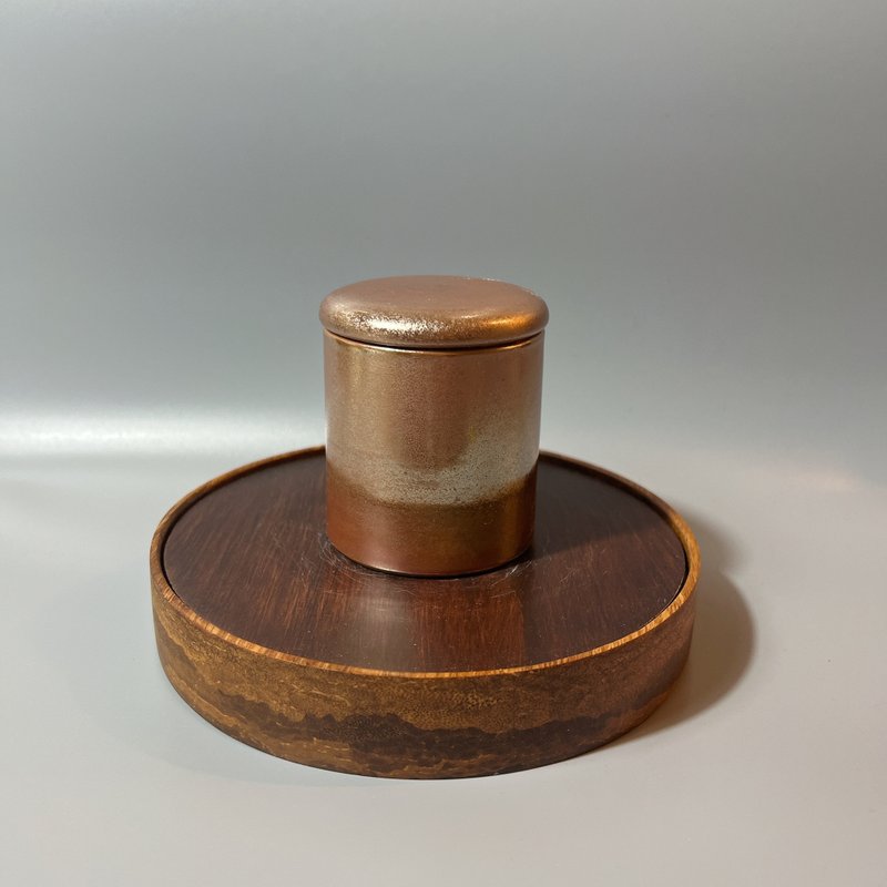 柴烧小茶罐 / 2两小茶仓 / 小平凡手作 - 其他 - 陶 卡其色