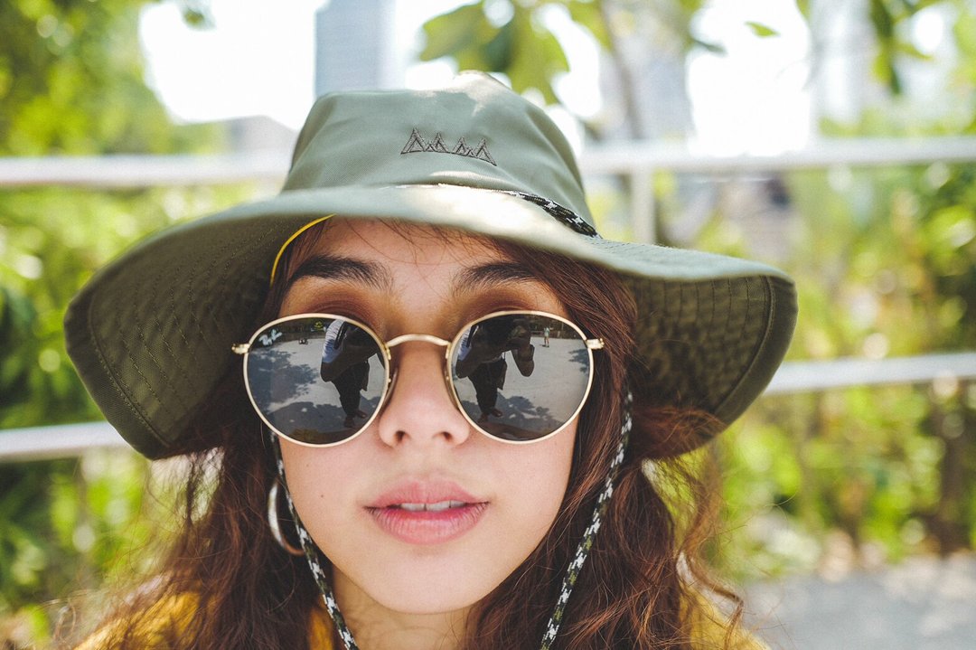 Troopers Brimmer Hat - Olive - 帽子 - 尼龙 绿色