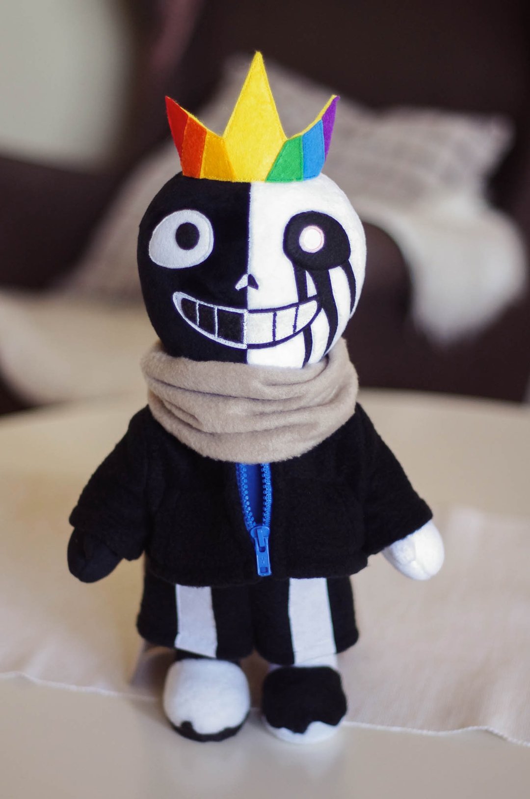 King Multiverse Sans Undertale AU Collectible Doll | Made to Order - 玩偶/公仔 - 聚酯纤维 黑色