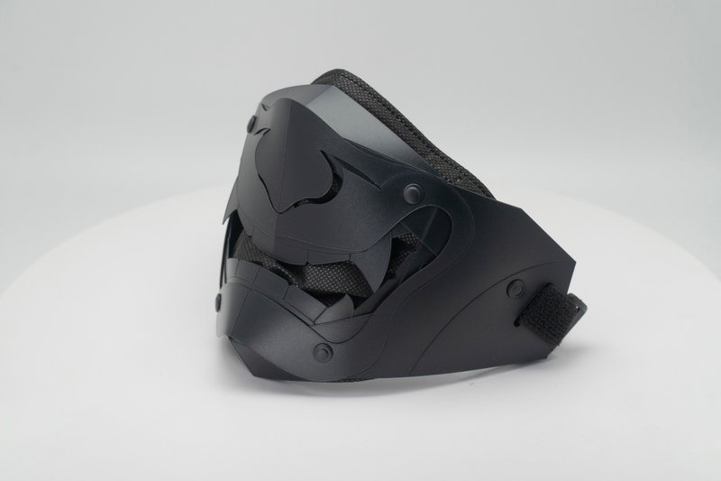 般若/moontool造型面罩 - 口罩 - 塑料 黑色