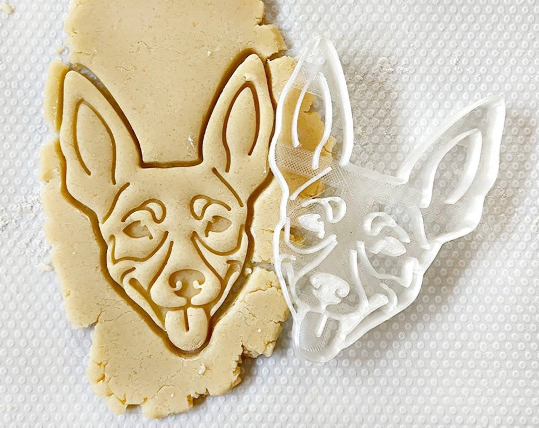 玩具狐狸㹴饼干压模 - 其他 - 塑料 