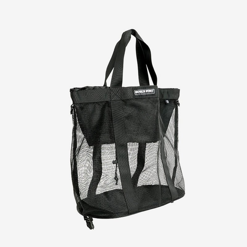 BROOKLYNWORKS 大容量折叠收纳袋-耀石黑 (尺寸S) - 露营用品 - 其他材质 黑色