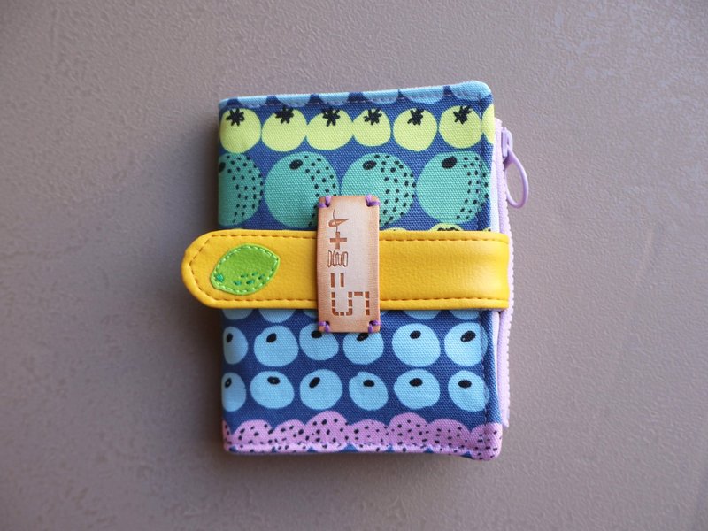 【fabric wallet】蕾梦 布短夹/中短夹 - 皮夹/钱包 - 棉．麻 多色