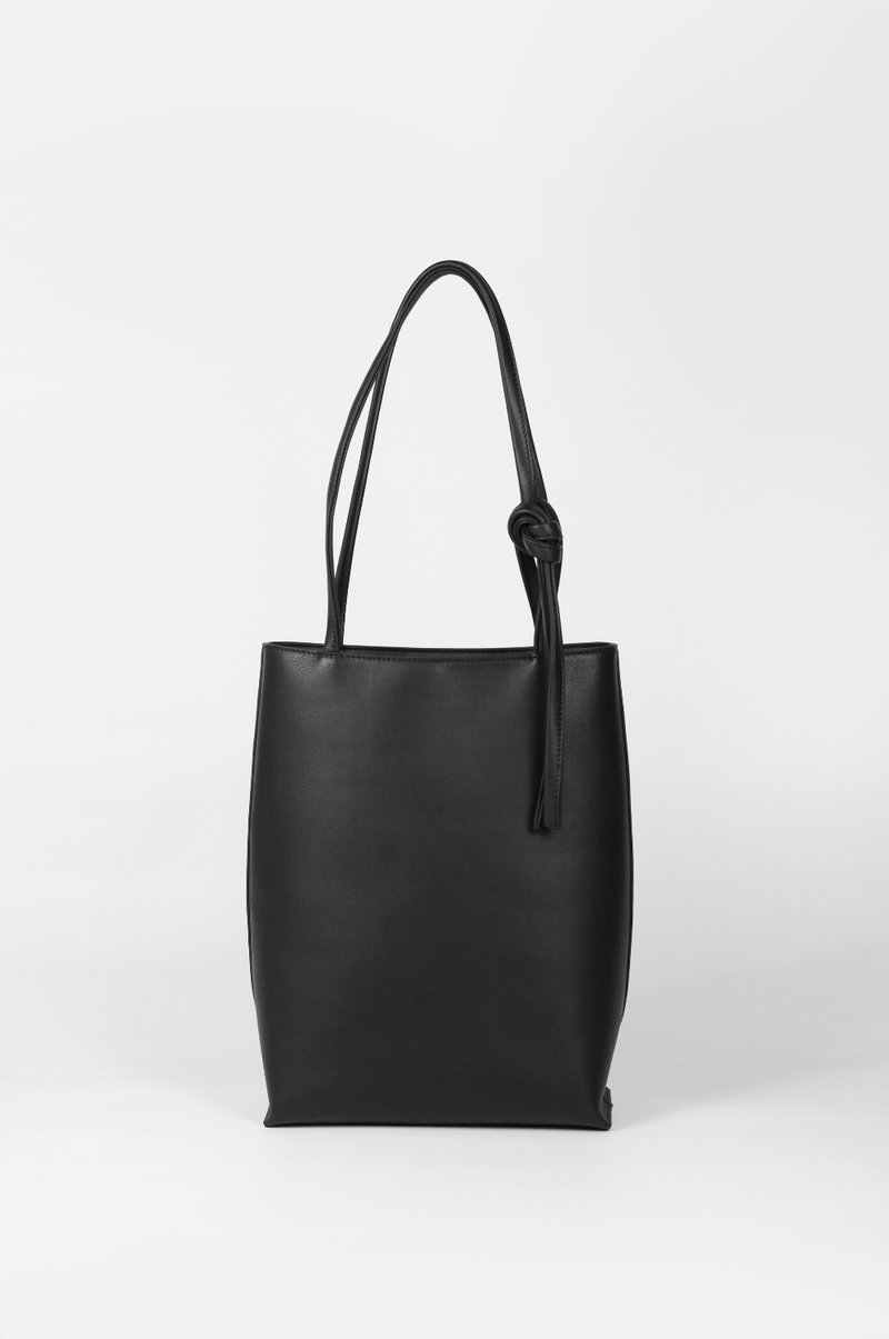 【新上架优惠】极致简约羊皮通勤侧背包15寸电脑单肩包 - 侧背包/斜挎包 - 真皮 黑色