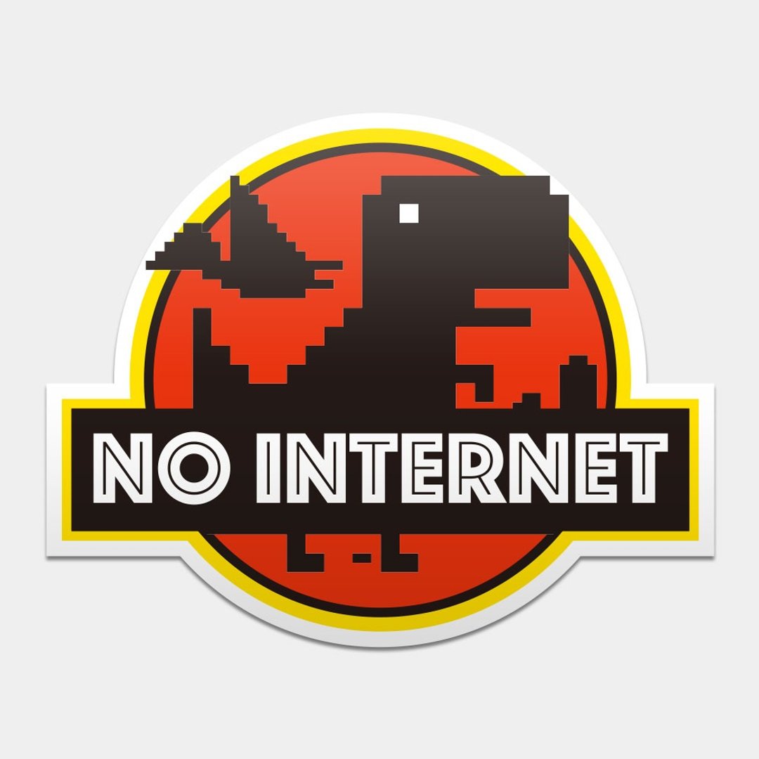 No Internet 防水贴纸组合 可贴笔电 行李箱 汽机车 061 - 贴纸 - 防水材质 红色