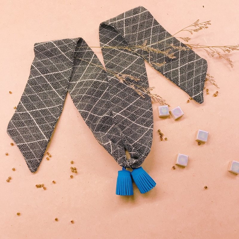 流苏项链 / 自己迷恋 ( 3色 ) - 项链 - 聚酯纤维 灰色