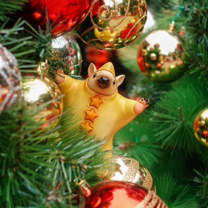 Sculptimal 食蚁兽【星星】公仔模型 - 玩偶/公仔 - 塑料 黄色