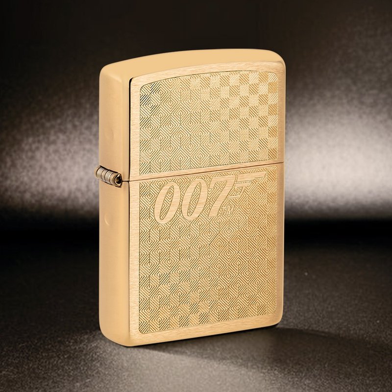 【ZIPPO官方旗舰店】詹姆斯庞德007纹雕防风打火机 46298 - 其他 - 铜/黄铜 多色