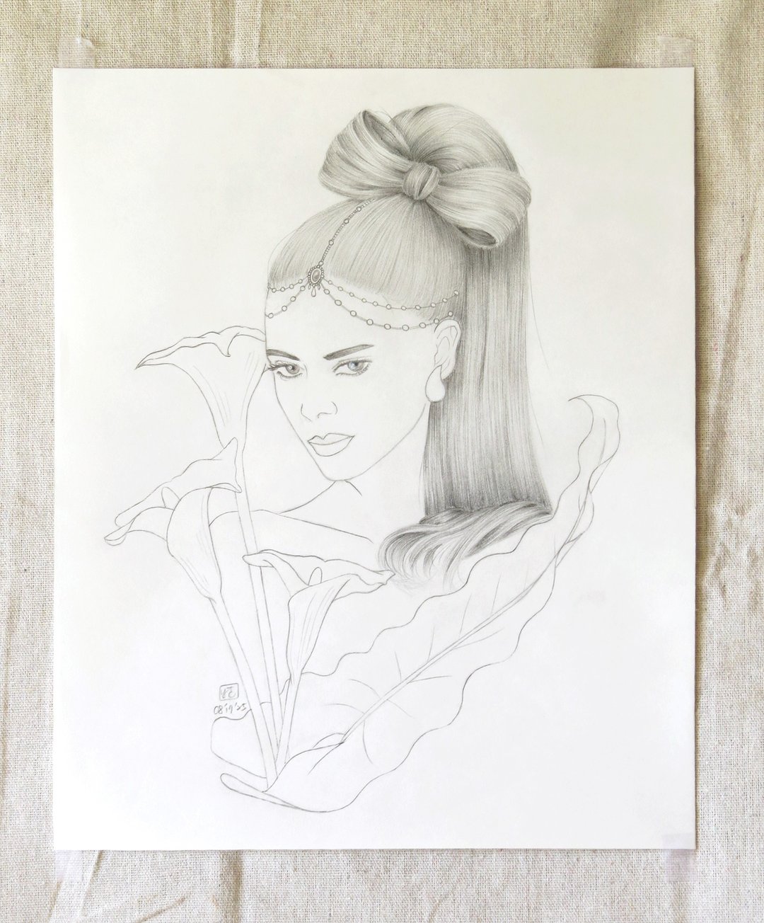 发型素描原画 - Calla - 其他 - 纸 灰色