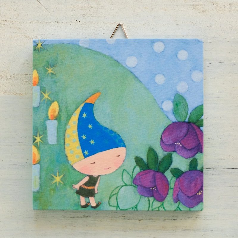 Mini panel No.70 / I hear the sounds of winter - 海报/装饰画/版画 - 纸 多色